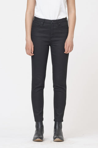 TOMORROW - Hepburn Jeans Mom Wash Deep Original - Black