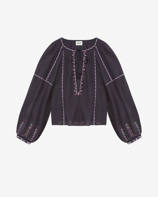 ISABEL MARANT ÈTOILE - Fernanda Top - Faded Night/Lilac