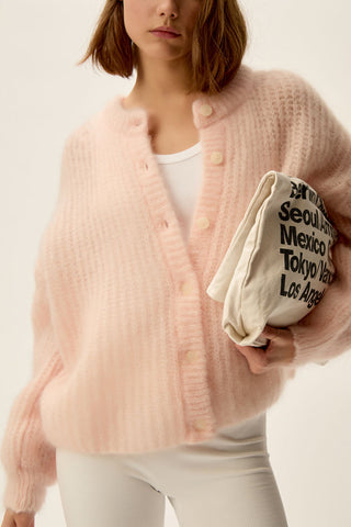 DES PETITS HAUTS - Alma Cardigan - Poudre