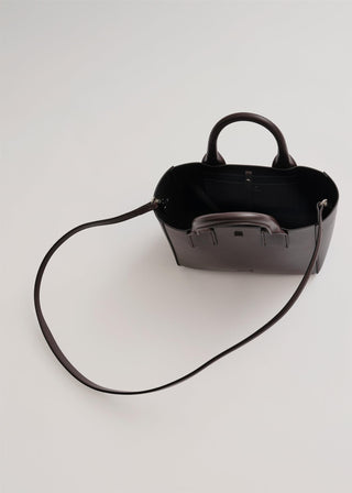Koné - Little Filippo Bag - Vitello Dark Brown