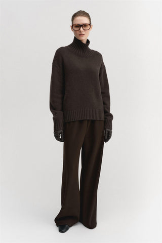 ALMADA LABEL - Pre-Order Nola Turtleneck Sweater - Chocolate