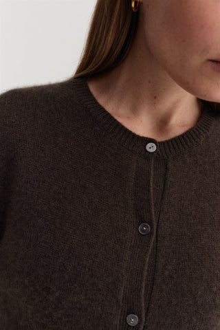 ALMADA LABEL - Pre-Order Coco Cardigan - Chocolat
