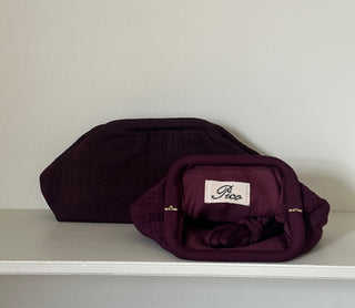 Pico Copenhagen - Rosalia Clutch - Bordeaux Lace