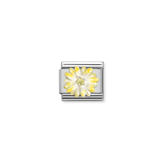 Nomination - Link SYMBOLS 925 sterling silver YELLOW flower