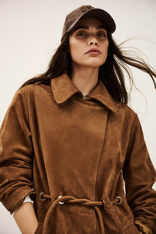 BA&SH - Matte Coat - Camel