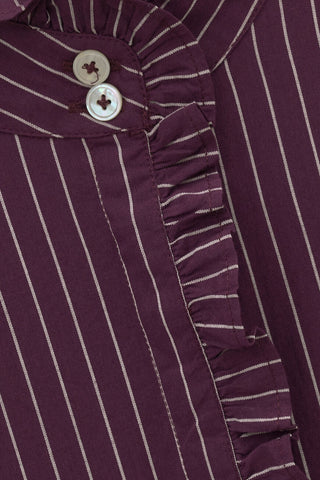 BA&SH - Elvire Shirt - Burgundy