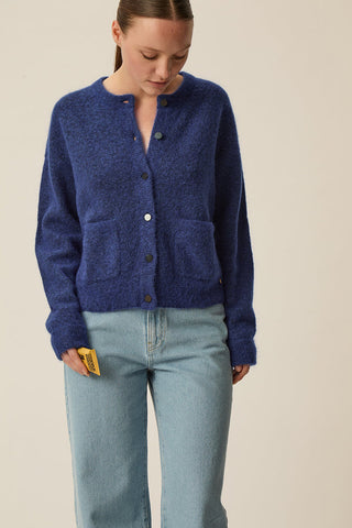 DES PETITS HAUTS - Dobilou Cardigan - Indigo