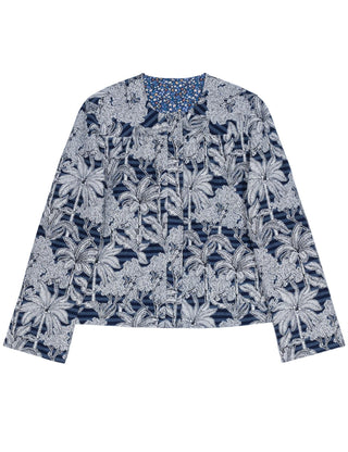 APOF - Rose Jacket - Blue Palm Escape