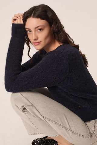 DES PETITS HAUTS - Cumin Cardigan - Marine