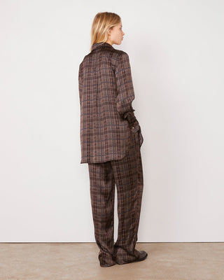 Officine Générale - Ronia Shirt - Coffee/Cream/Black