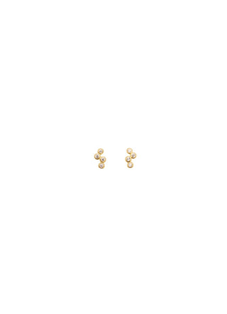 Pico Copenhagen - Alice Crystal Stud - Gold