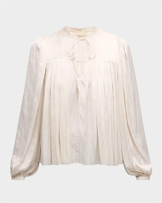 ULLA JOHNSON - Freja Blouse - Cowrie