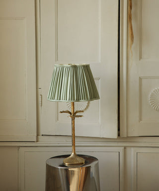 DOING GOODS - Diya Scalloped Lampshade Silk - Sage