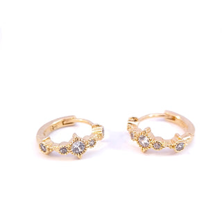 Rose Marie Paris - Hoop Indes Dot - Gold