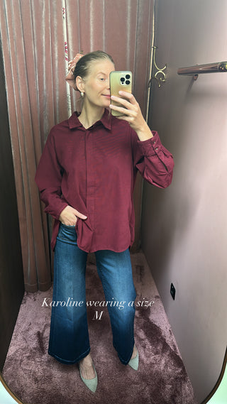 SACRÉCOEUR - June Corduroy Shirt - Ecru