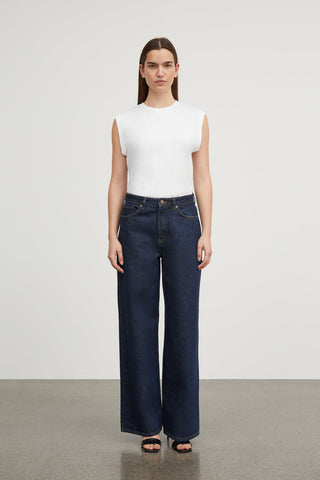 SKALL - Willow Wide Jeans - Indigo Blue