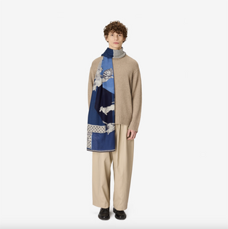 INOUI - Scarf Les Cheris 70 - Blue