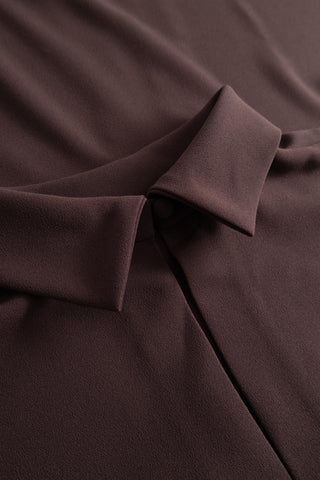 MKDT STUDIO - Bailee Crepe Georgette - Burgundy