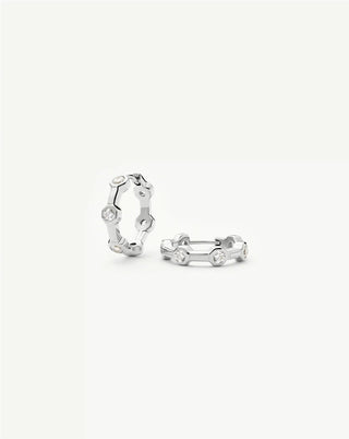 MISSOMA - Lucy Williams Tennis Small Hoop - Silver
