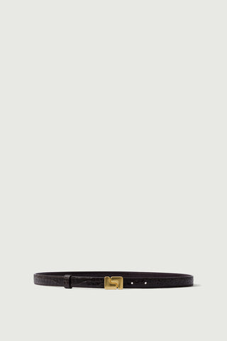 SOEUR - Ninon Mini Belt - Marron Fonce