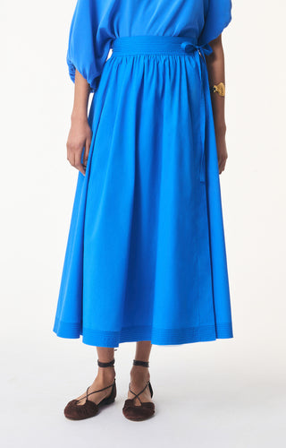 VANESSA BRUNO - Guillaume Skirt - Blue Vif