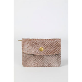 MAISON FANLI - Porte-Monnaie Petit - Snake Brown