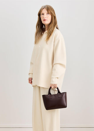 Koné - Little Filippo Bag - Vitello Dark Brown