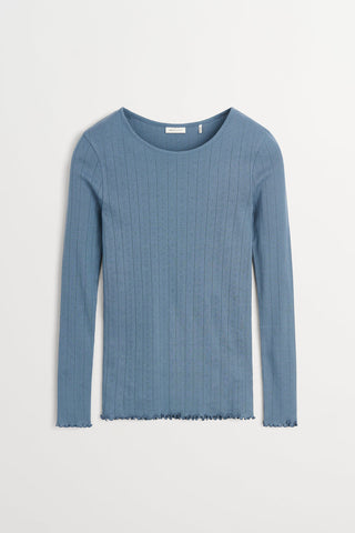 SKALL - Edie Blouse - Faded Blue