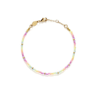 ANNI LU - Neon Rainbow Bracelet - Gold