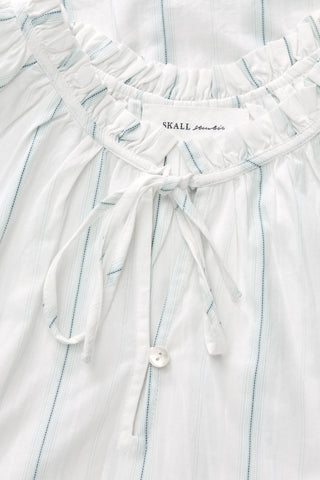 SKALL - Gabrielle Blouse - White/Navy Stripe