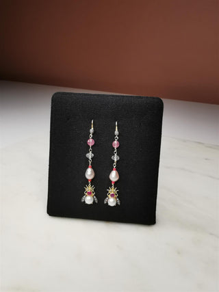 5 OCTOBRE - Beams Moon Earring - Ruby