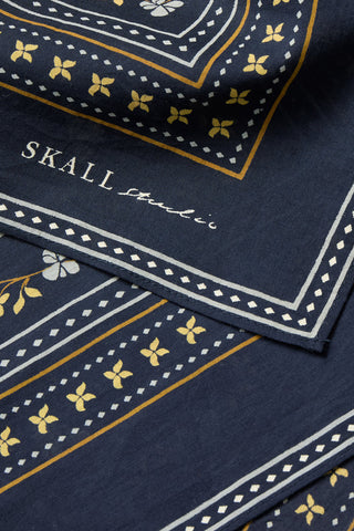 SKALL - Skall Floral Scarf - Navy
