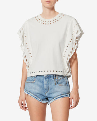 ISABEL MARANT ÈTOILE - Odyle Tee Shirt - Ecru