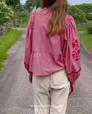 SISSEL EDELBO - Juliane Top - Red Stripes