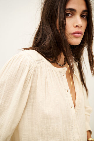 BA&SH - Nuria Shirt - Ecru