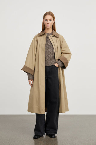 SKALL - Gaby Coat - Dark Sand