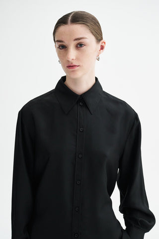 MKDT STUDIO - Sebastiana Matte Silk Twill - Black