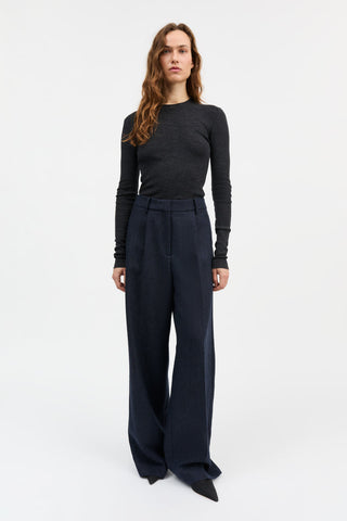 SKALL - Thom Trousers - Navy Black