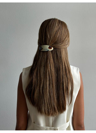 Pico Copenhagen - Mie Hair Barette - White Granit