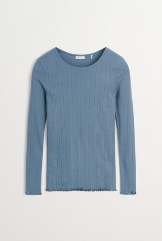 SKALL - PRE-ORDER Edie Blouse - Faded Blue