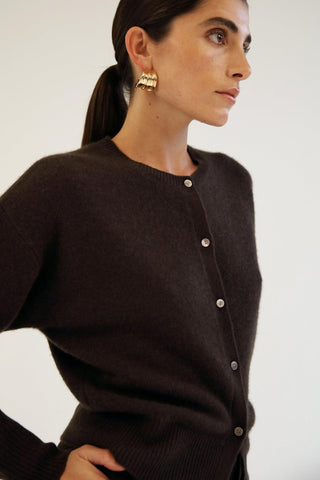 ALMADA LABEL - Coco Cardigan - Chocolate