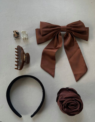 Pico Copenhagen - Isabella Bow Barette - Cognac