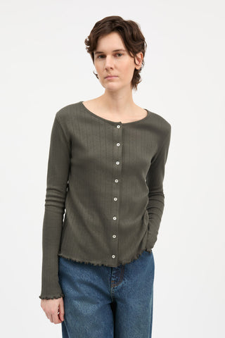 SKALL - Edie Cardigan - Dark Green