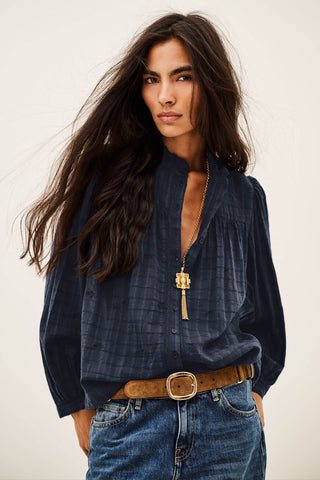 BA&SH - Melody Shirt - Encre