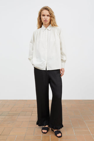 SKALL - Louise Shirt - Light Blue/White Stripe