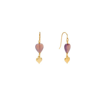 Pico Copenhagen - Dual Love Earrings - Plume