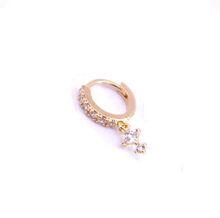 Rose Marie Paris - Hoop Charm White - Gold