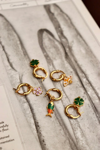 Pico Copenhagen - Charlotte Hoop - Flower White Single