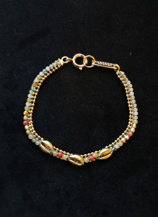 ISABEL MARANT JEWELRY - Shell & Stone Bracelet - Mellow Yellow