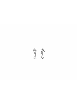 Pico Copenhagen - Seahorse Studs - Silver